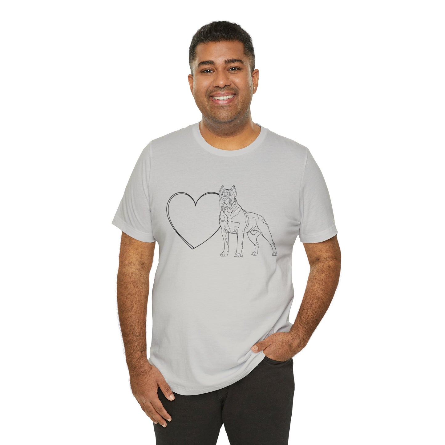 Valentine’s Day T-Shirts for Dog Lovers – Large Dog Breed Apparel Gift – CANE CORSO 3