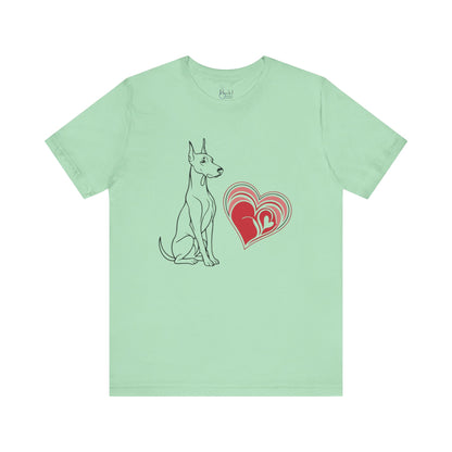 Dog Lover Valentine’s Day Shirt – Perfect for Large Breed Dog Lovers – DOBERMAN PINSCHER 4