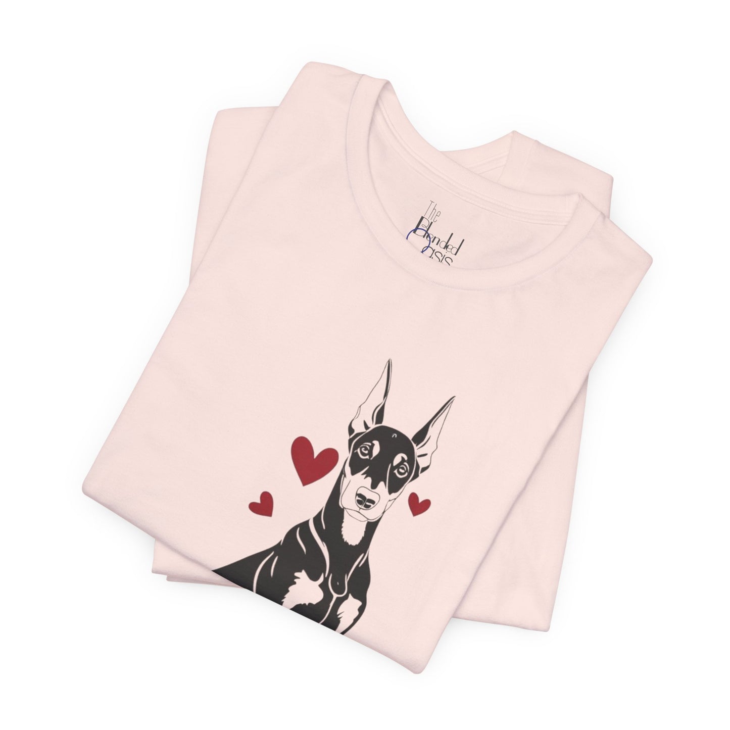 Valentine’s Day T-Shirts for Dog Lovers – Large Dog Breed Apparel Gifts – DOBERMAN PINSCHER