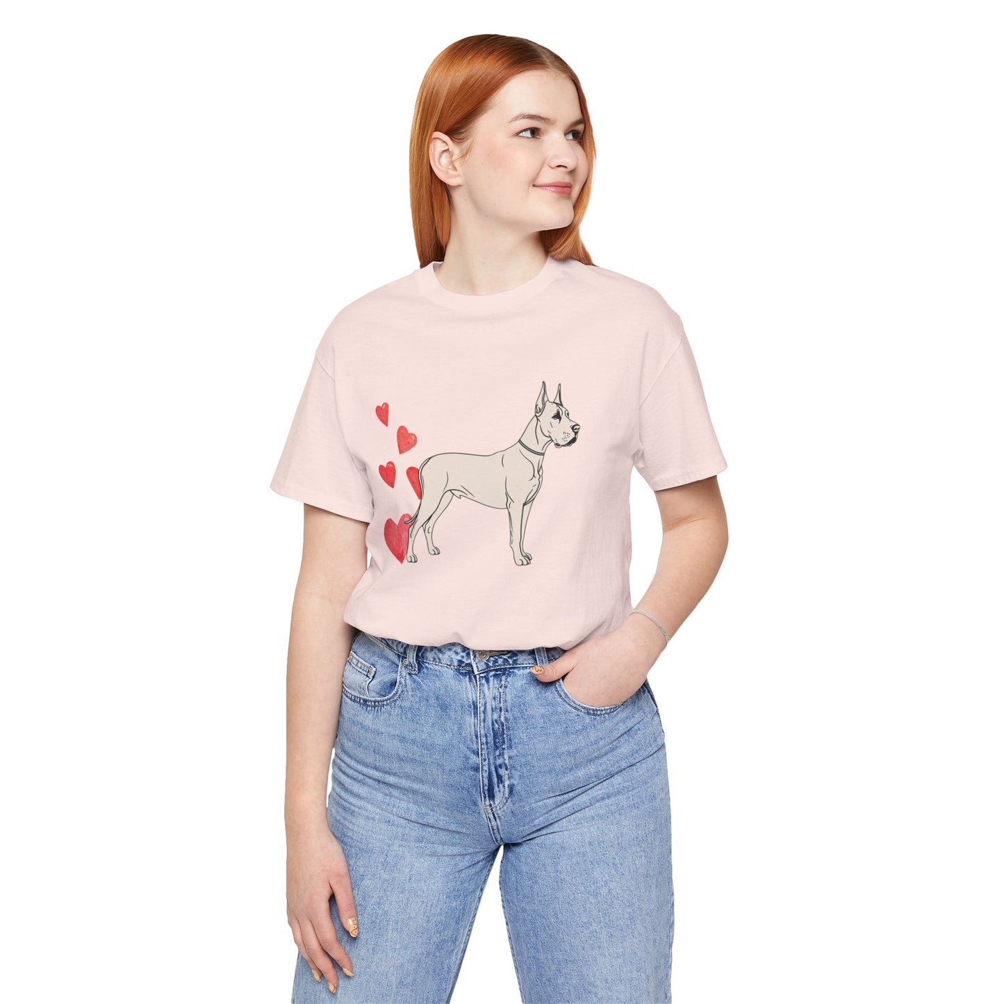 Valentine’s Day T-Shirts for Large Dog Lovers – Cute & Funny Dog Apparel – GREAT DANE 3