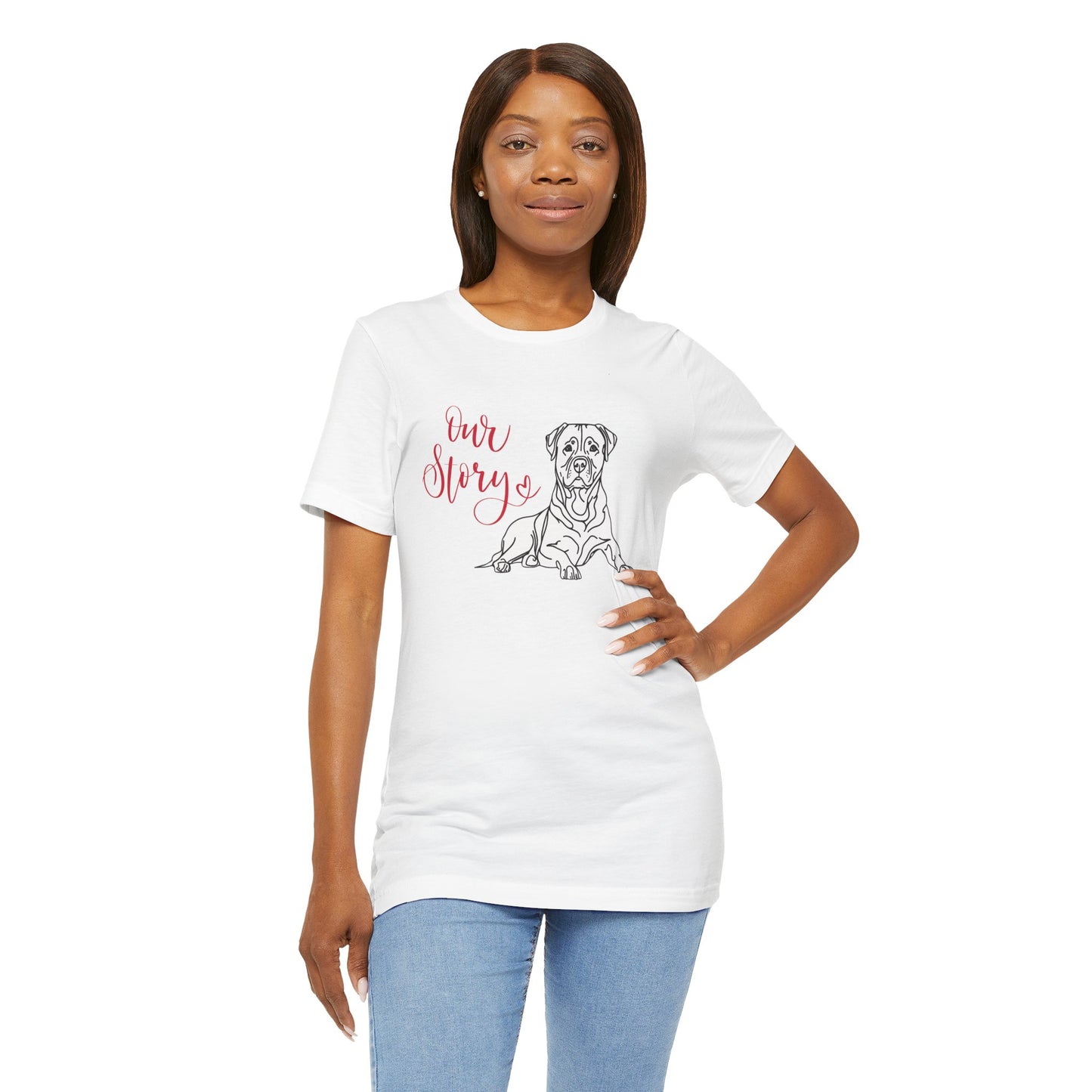 Love My Large Dog Valentine’s Day T-Shirt – Perfect for Dog Lovers – ROTTWEILER 3