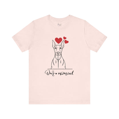 Large Dog Lover Valentine’s Day Shirt – Cute & Funny T-Shirts for Dog Parents – DOBERMAN PINSCHER 3