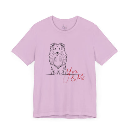 Valentine’s Day T-Shirts for Active Dog Owners – Outdoor Adventures & Love for Dogs – SHELTIE SHETLAND SHEEPDOG