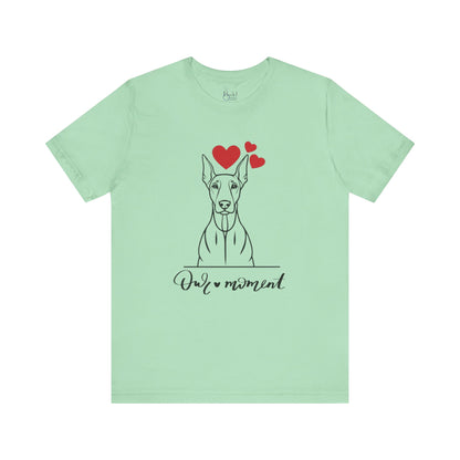 Large Dog Lover Valentine’s Day Shirt – Cute & Funny T-Shirts for Dog Parents – DOBERMAN PINSCHER 3