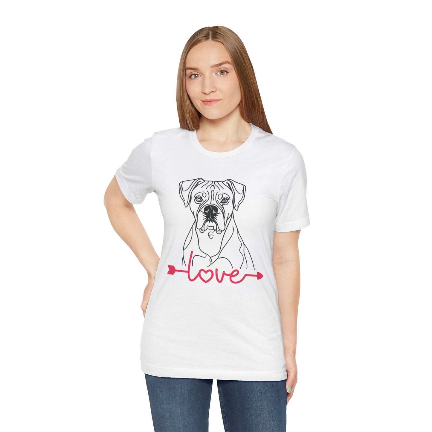 Valentine’s Day T-Shirts for Large Dog Lovers – Cute & Funny Dog Apparel – BOXER 2