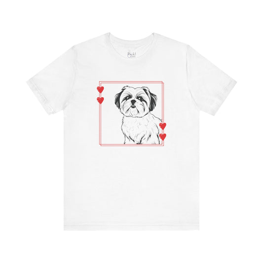 Adorable Valentine’s Day Shirts for Small Dog Owners | Perfect Gift for Dog Lovers – SHIH TZU 3