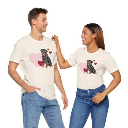 Valentine’s Day T-Shirts for Dog Lovers – Large Dog Breed Apparel Gifts – ROTTWEILER 4