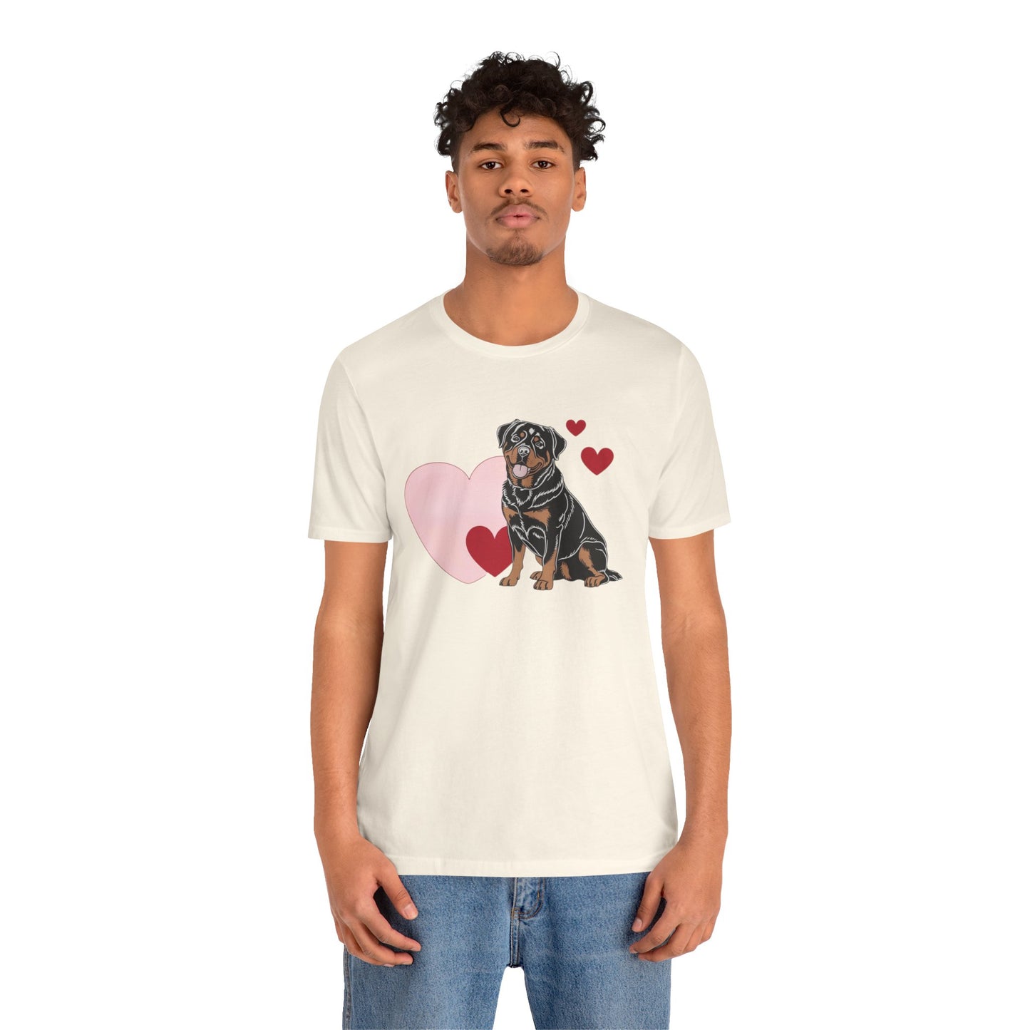 Valentine’s Day T-Shirts for Dog Lovers – Large Dog Breed Apparel Gifts – ROTTWEILER 4