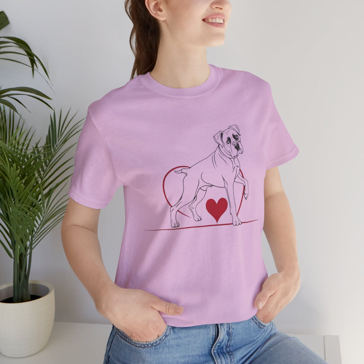 Valentine’s Day Shirts for Dog Lovers – Large Breed Dog T-Shirts for Pet Owners – BOXER 3