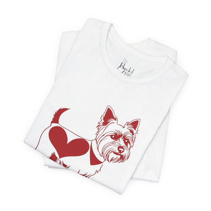 Yorkshire Terrier Valentine’s Shirt – Fun Apparel for Dog Lovers - 4