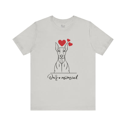 Large Dog Lover Valentine’s Day Shirt – Cute & Funny T-Shirts for Dog Parents – DOBERMAN PINSCHER 3