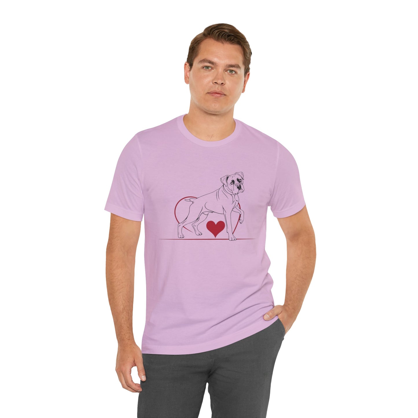 Valentine’s Day Shirts for Dog Lovers – Large Breed Dog T-Shirts for Pet Owners – BOXER 3