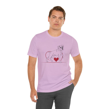 Valentine’s Day Shirts for Dog Lovers – Large Breed Dog T-Shirts for Pet Owners – BOXER 3