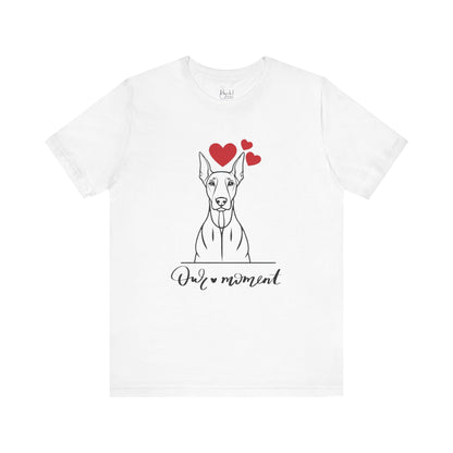 Large Dog Lover Valentine’s Day Shirt – Cute & Funny T-Shirts for Dog Parents – DOBERMAN PINSCHER 3