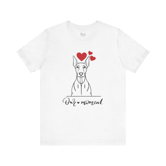 Large Dog Lover Valentine’s Day Shirt – Cute & Funny T-Shirts for Dog Parents – DOBERMAN PINSCHER 3