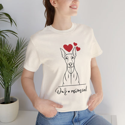 Large Dog Lover Valentine’s Day Shirt – Cute & Funny T-Shirts for Dog Parents – DOBERMAN PINSCHER 3