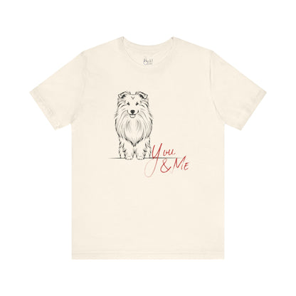 Valentine’s Day T-Shirts for Active Dog Owners – Outdoor Adventures & Love for Dogs – SHELTIE SHETLAND SHEEPDOG