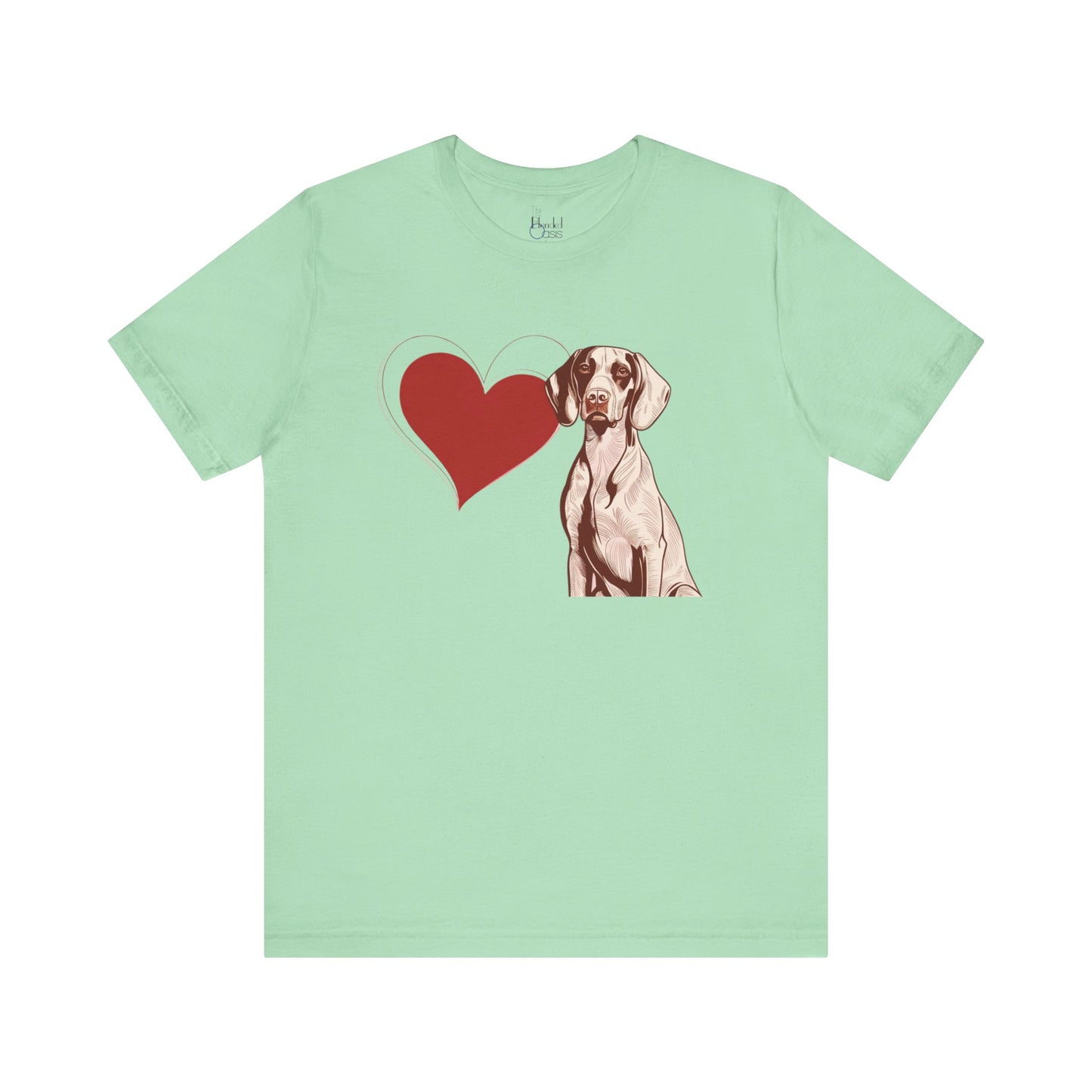 Outdoorsy Dog Lover Valentine’s Day Shirt – Active Dog Parent T-Shirts – GERMAN SHORTHAIRED POINTER 4