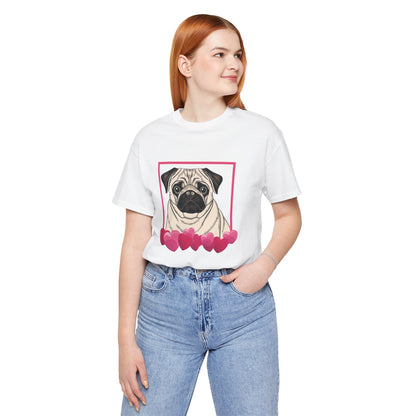 Valentine’s Day Dog Lover Shirts for Small Breeds | Heartfelt Gifts for Dog Parents – PUG 2