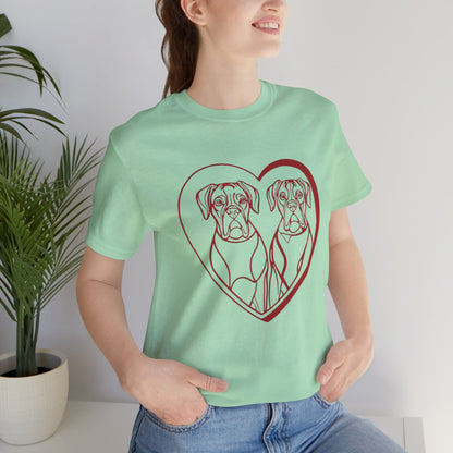 Valentine’s Day Shirts for Large Dog Lovers  – BOXER