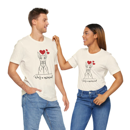 Large Dog Lover Valentine’s Day Shirt – Cute & Funny T-Shirts for Dog Parents – DOBERMAN PINSCHER 3