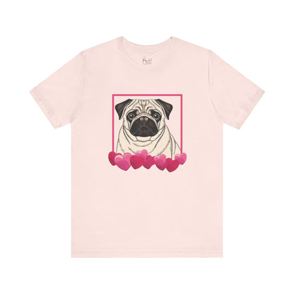 Valentine’s Day Dog Lover Shirts for Small Breeds | Heartfelt Gifts for Dog Parents – PUG 2