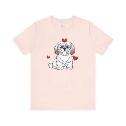 Valentine’s Day T-Shirts for Small Dog Lovers | Fun & Festive Dog Lover Apparel – SHIH TZU 4