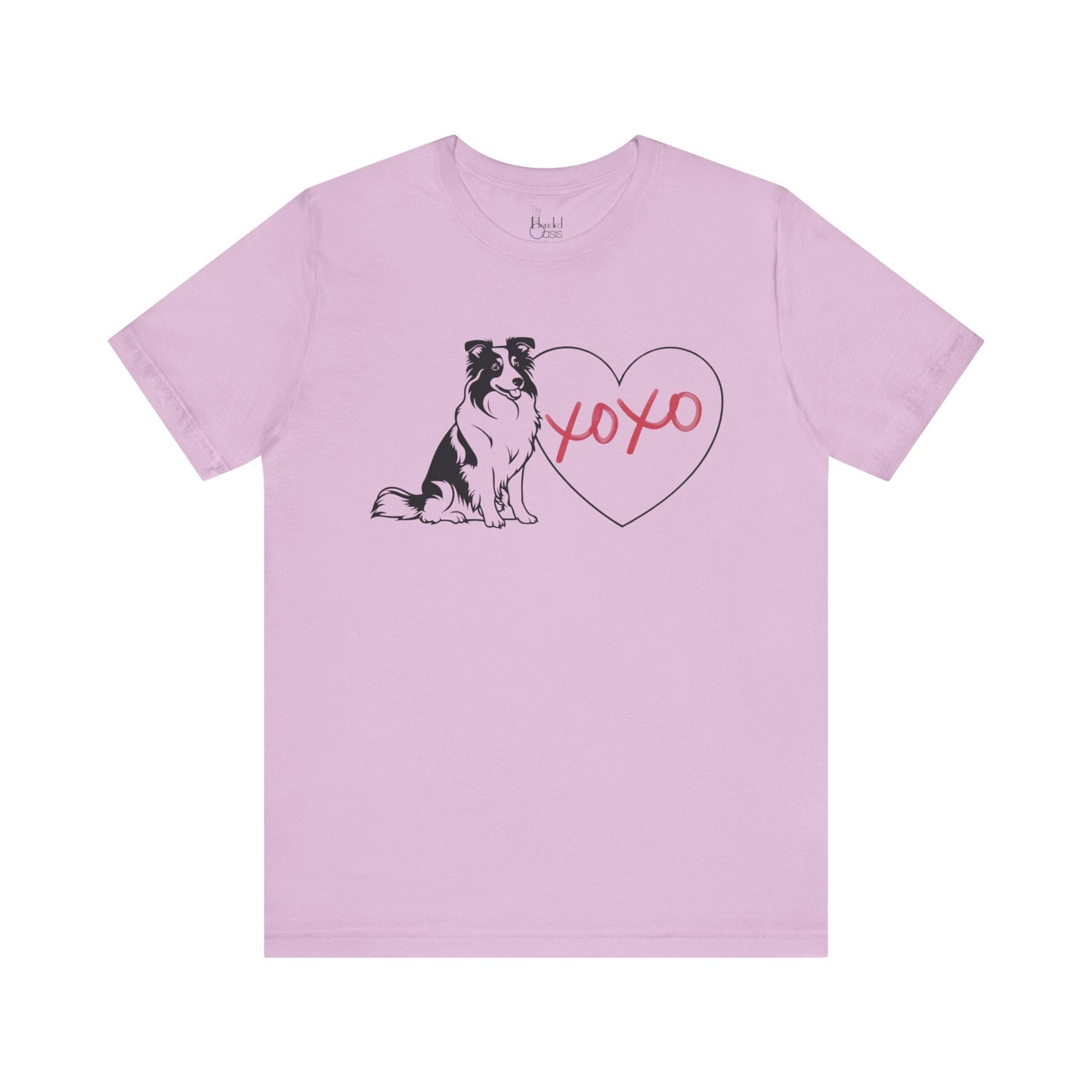 Active Dog Lovers Valentine’s Day Shirts – Outdoor Adventure Dog Apparel – SHELTIE SHETLAND SHEEPDOG 3