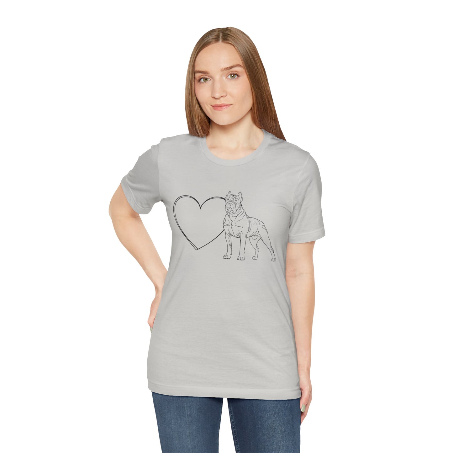 Valentine’s Day T-Shirts for Dog Lovers – Large Dog Breed Apparel Gift – CANE CORSO 3