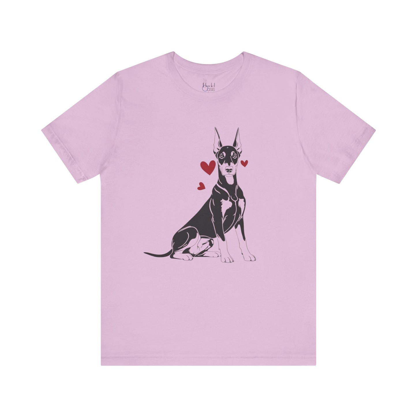 Valentine’s Day T-Shirts for Dog Lovers – Large Dog Breed Apparel Gifts – DOBERMAN PINSCHER