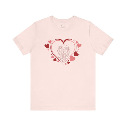 Golden Retriever Valentine’s Shirt – Perfect Gift for Dog Lovers - 2