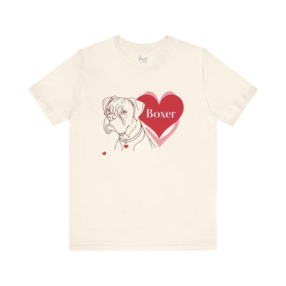 Valentine’s Day T-Shirts for Large Dog Lovers – Gift Ideas for Pet Parents – BOXER 4