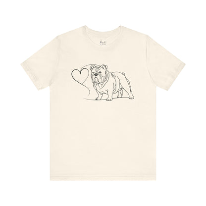 Bulldog T-Shirt – Unique Design for Bulldog Lovers and Owners