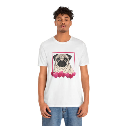 Valentine’s Day Dog Lover Shirts for Small Breeds | Heartfelt Gifts for Dog Parents – PUG 2