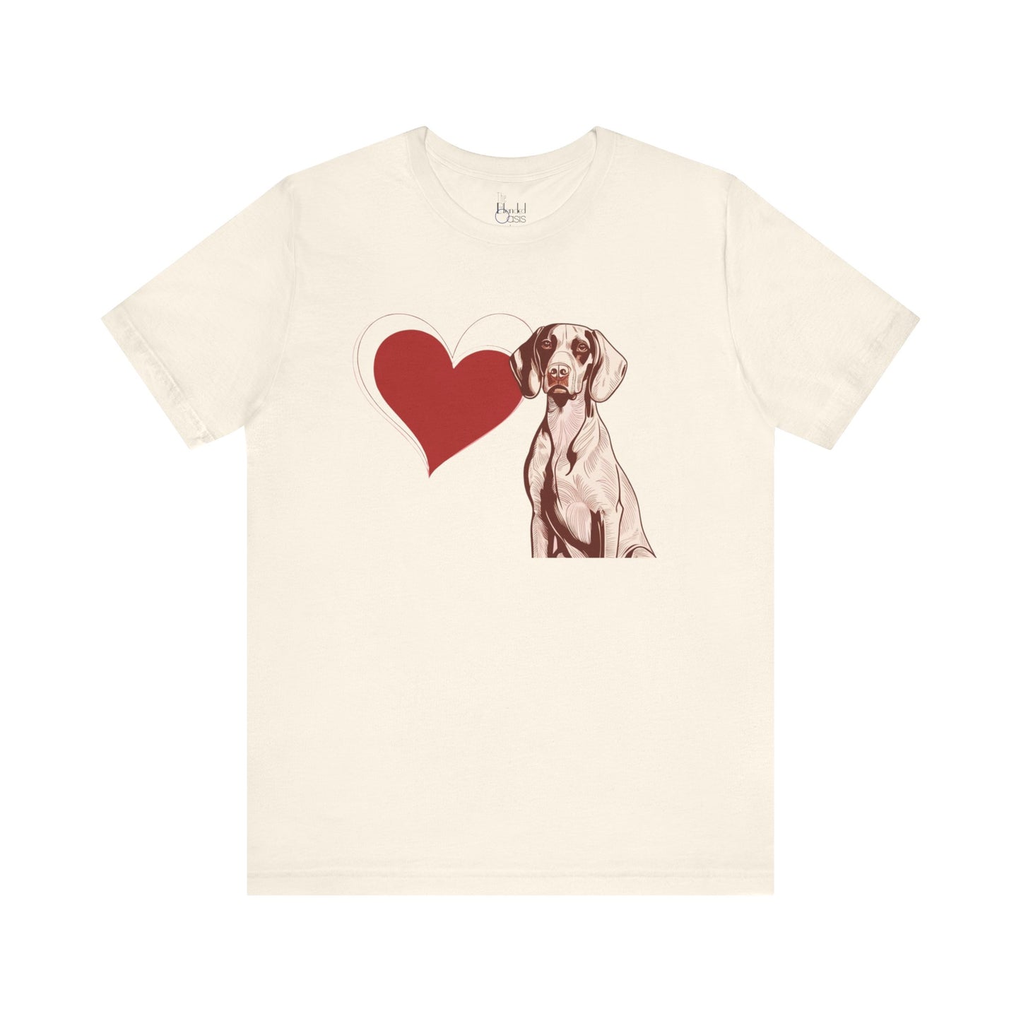 Outdoorsy Dog Lover Valentine’s Day Shirt – Active Dog Parent T-Shirts – GERMAN SHORTHAIRED POINTER 4