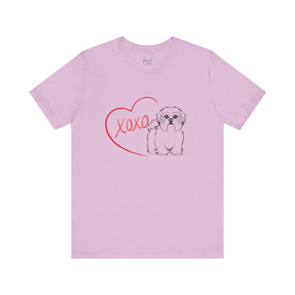 Small Dog Lover Valentine’s Day Shirt | Trendy & Comfortable Dog Lover Apparel – SHIH TZU