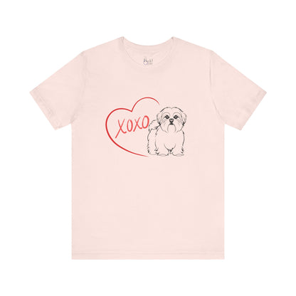 Small Dog Lover Valentine’s Day Shirt | Trendy & Comfortable Dog Lover Apparel – SHIH TZU