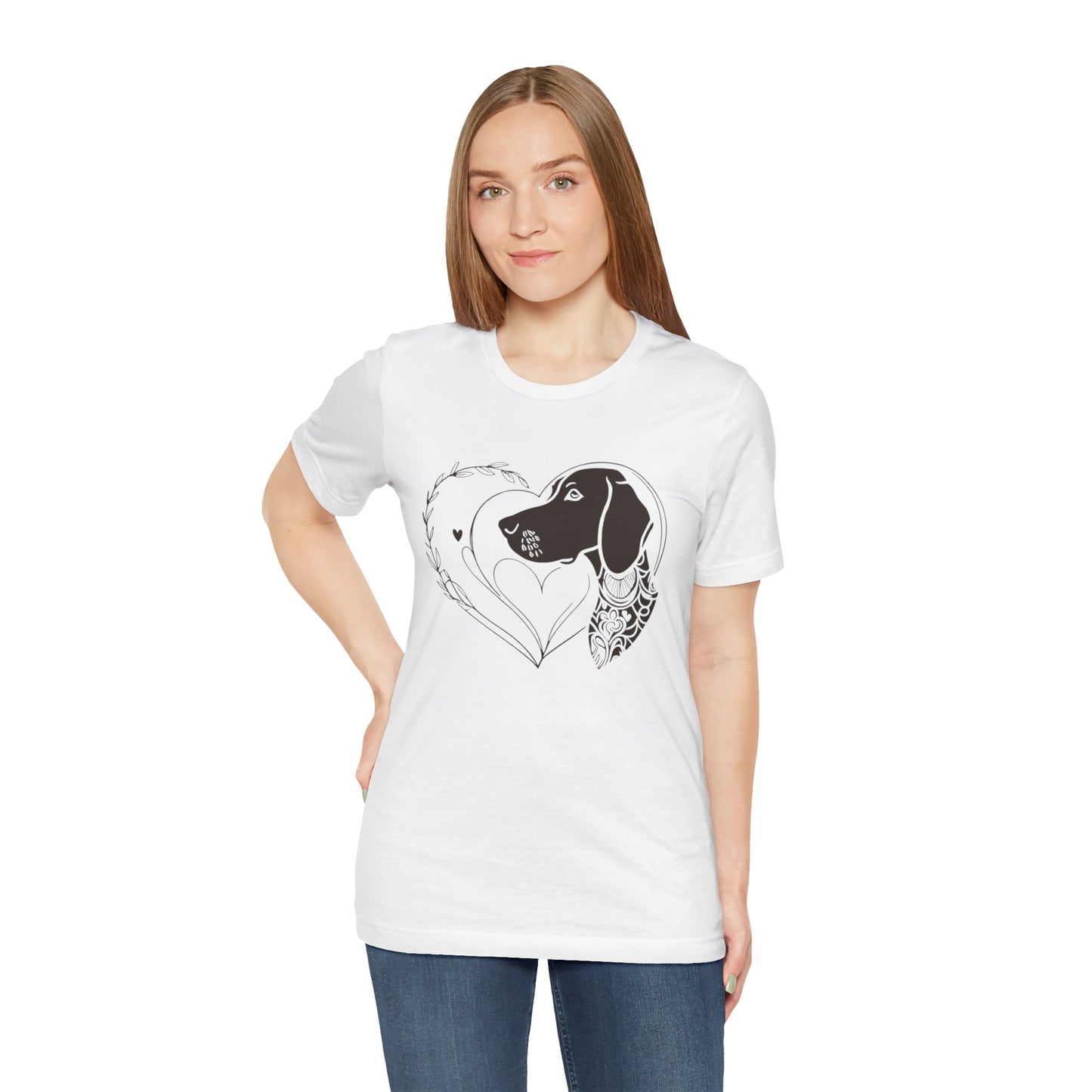 Valentine’s Day Shirt for Active Dog Lovers – Great for Hiking, Running, & Outdoors – GERMAN SHORTHAIRED POINTER 3