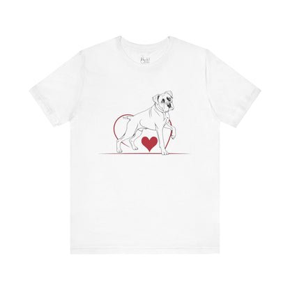 Valentine’s Day Shirts for Dog Lovers – Large Breed Dog T-Shirts for Pet Owners – BOXER 3