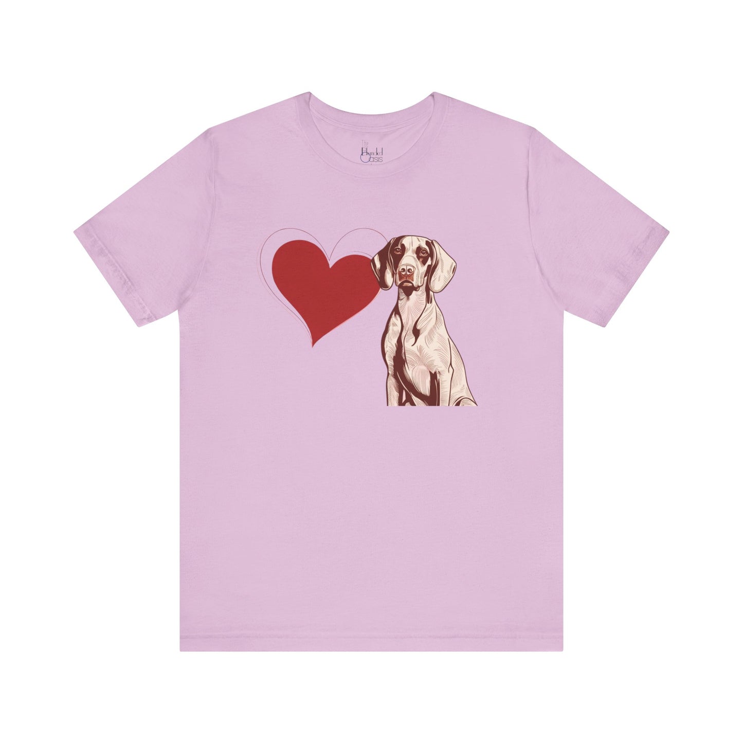 Outdoorsy Dog Lover Valentine’s Day Shirt – Active Dog Parent T-Shirts – GERMAN SHORTHAIRED POINTER 4