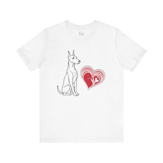 Dog Lover Valentine’s Day Shirt – Perfect for Large Breed Dog Lovers – DOBERMAN PINSCHER 4