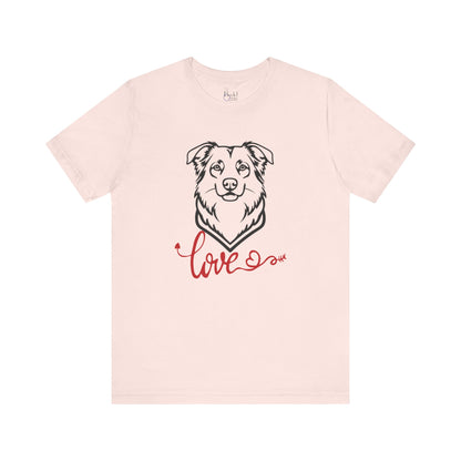 Active Dog Lovers Valentine’s Day Shirts – Outdoor Adventure Dog Apparel – AUSTRALIAN SHEPHERD 2