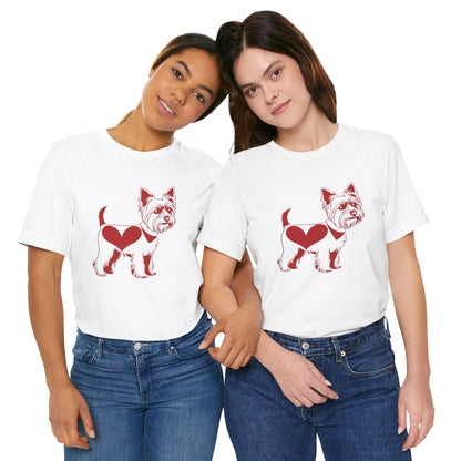 Yorkshire Terrier Valentine’s Shirt – Fun Apparel for Dog Lovers - 4