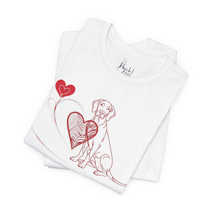 Valentine’s Day T-Shirts for Active Dog Lovers – Outdoor Adventure & Hiking Tees – GERMAN SHORTHAIRED POINTER 2