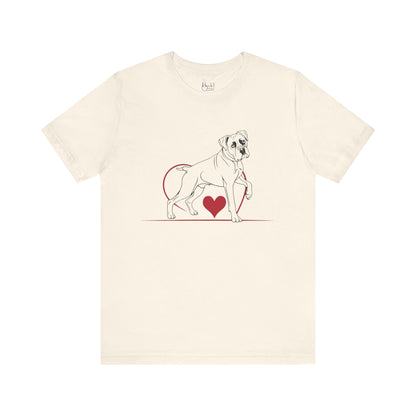 Valentine’s Day Shirts for Dog Lovers – Large Breed Dog T-Shirts for Pet Owners – BOXER 3