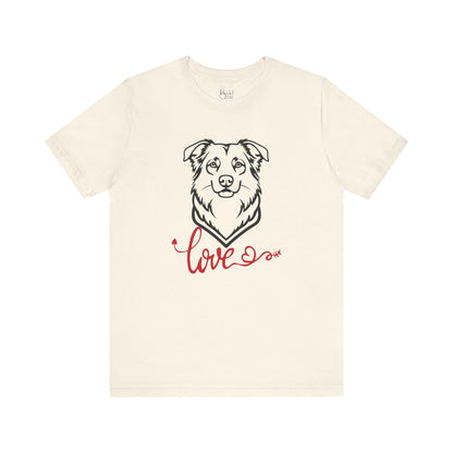 Active Dog Lovers Valentine’s Day Shirts – Outdoor Adventure Dog Apparel – AUSTRALIAN SHEPHERD 2