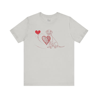 Valentine’s Day T-Shirts for Active Dog Lovers – Outdoor Adventure & Hiking Tees – GERMAN SHORTHAIRED POINTER 2