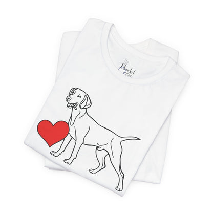 Active & Outdoorsy Dog Lover Valentine’s Day Shirt – Dog-Themed Apparel for Adventurers – GERMAN SHORTHAIRED POINTER