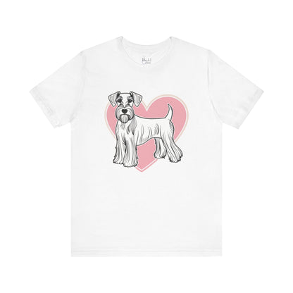 Valentine’s Day Shirts for Dog Lovers with Small Dogs | Love & Paw Prints Apparel – SCHNAUZER 2