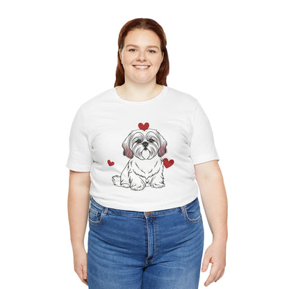 Valentine’s Day T-Shirts for Small Dog Lovers | Fun & Festive Dog Lover Apparel – SHIH TZU 4